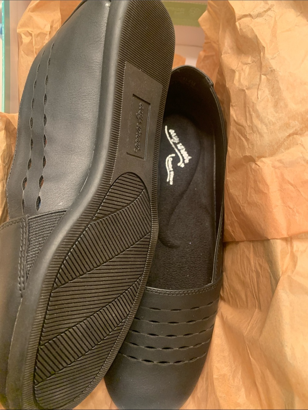 Black Slip-On Comfort Shoes